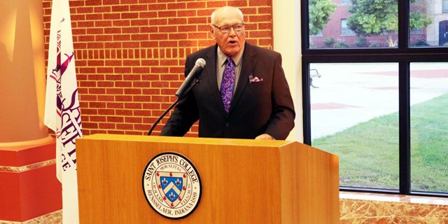 St. Joseph's College hosts second Purple Tie Dinner